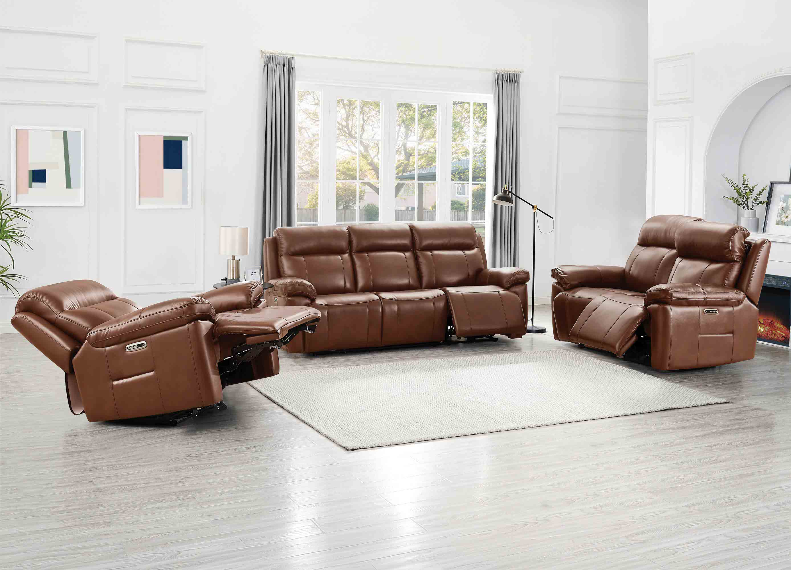Riverside Power Headrest Lumbar Zero Gravity Reclining Sofa Collection