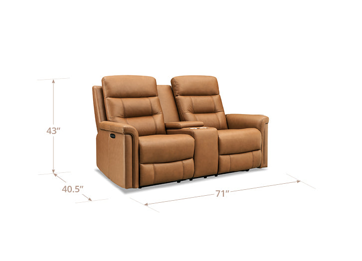 Josh Power Headrest Lumbar Zero Gravity Reclining Sofa Collection