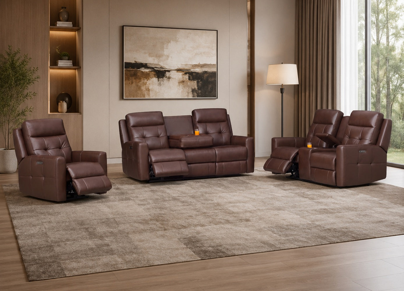 Charlie Power Headrest Lumbar Zero Gravity Reclining Sofa Collection