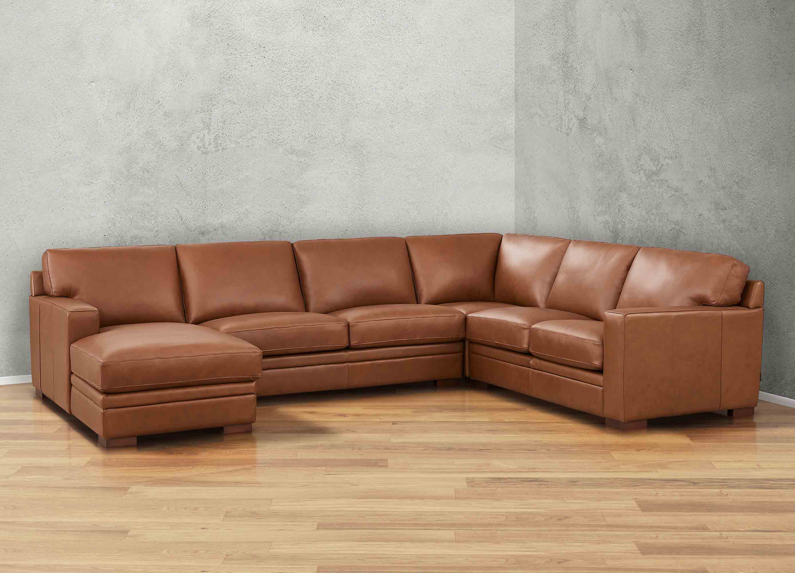 Dillon Leather Sectional Collection