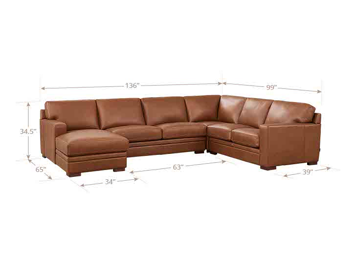 Dillon Leather Sectional Collection
