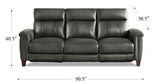 Sherwood Power Headrest Zero Gravity Reclining Sofa Collection