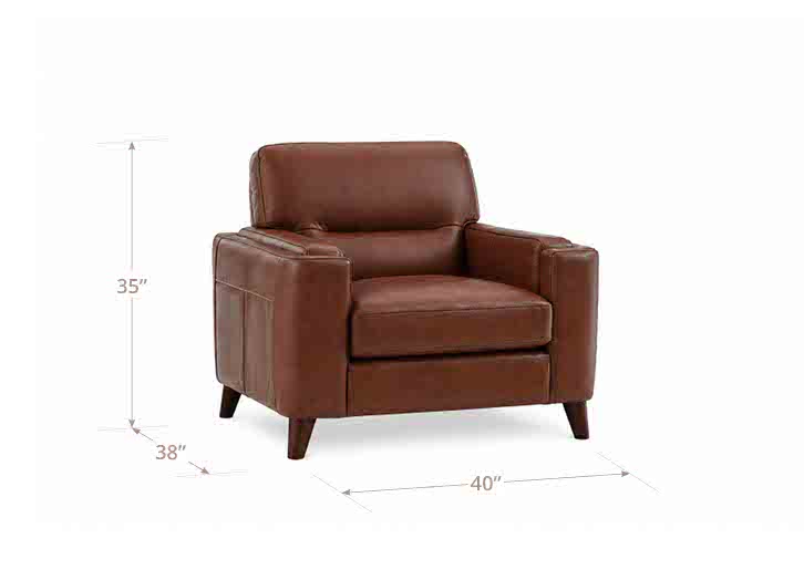 Elm Leather 3-Seater Sofa Collection