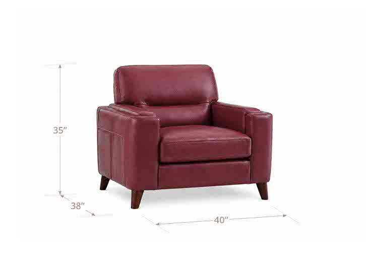 Elm Leather 3-Seater Sofa Collection