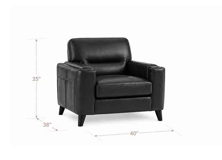 Elm Leather 3-Seater Sofa Collection