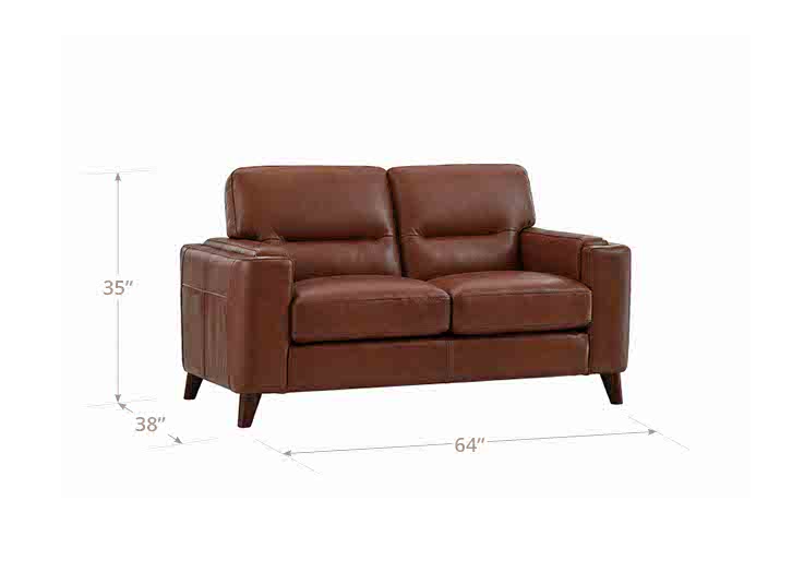 Elm Leather 3-Seater Sofa Collection