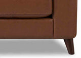 Elm Leather 3-Seater Sofa Collection