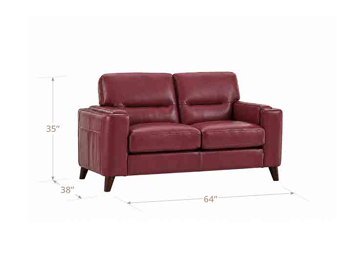 Elm Leather 3-Seater Sofa Collection
