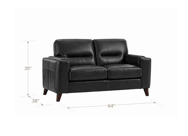 Elm Leather 3-Seater Sofa Collection