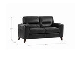 Elm Leather 3-Seater Sofa Collection