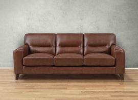Elm Leather 3-Seater Sofa Collection