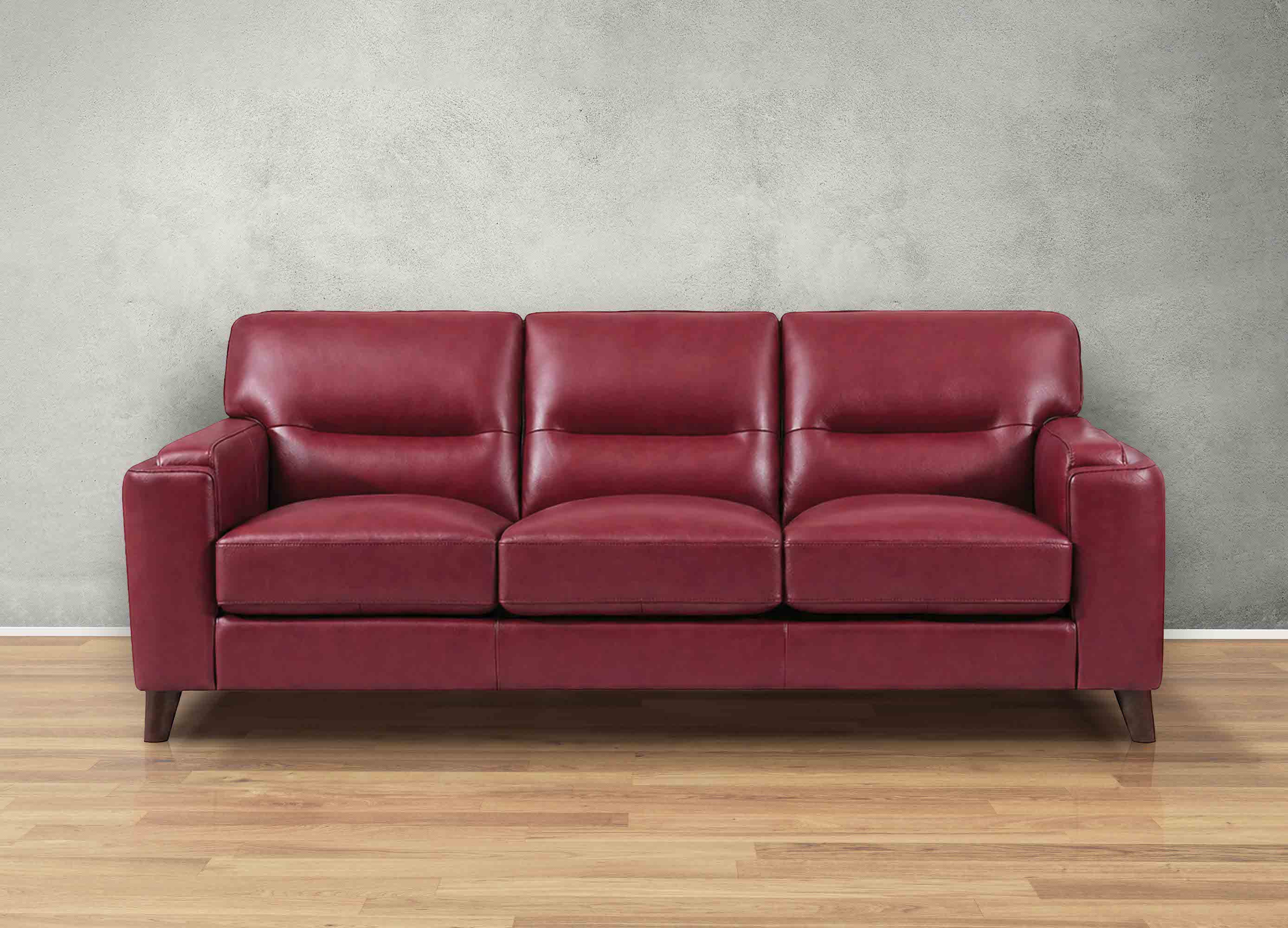 Elm Leather 3-Seater Sofa Collection