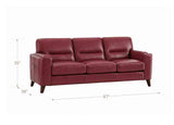 Elm Leather 3-Seater Sofa Collection