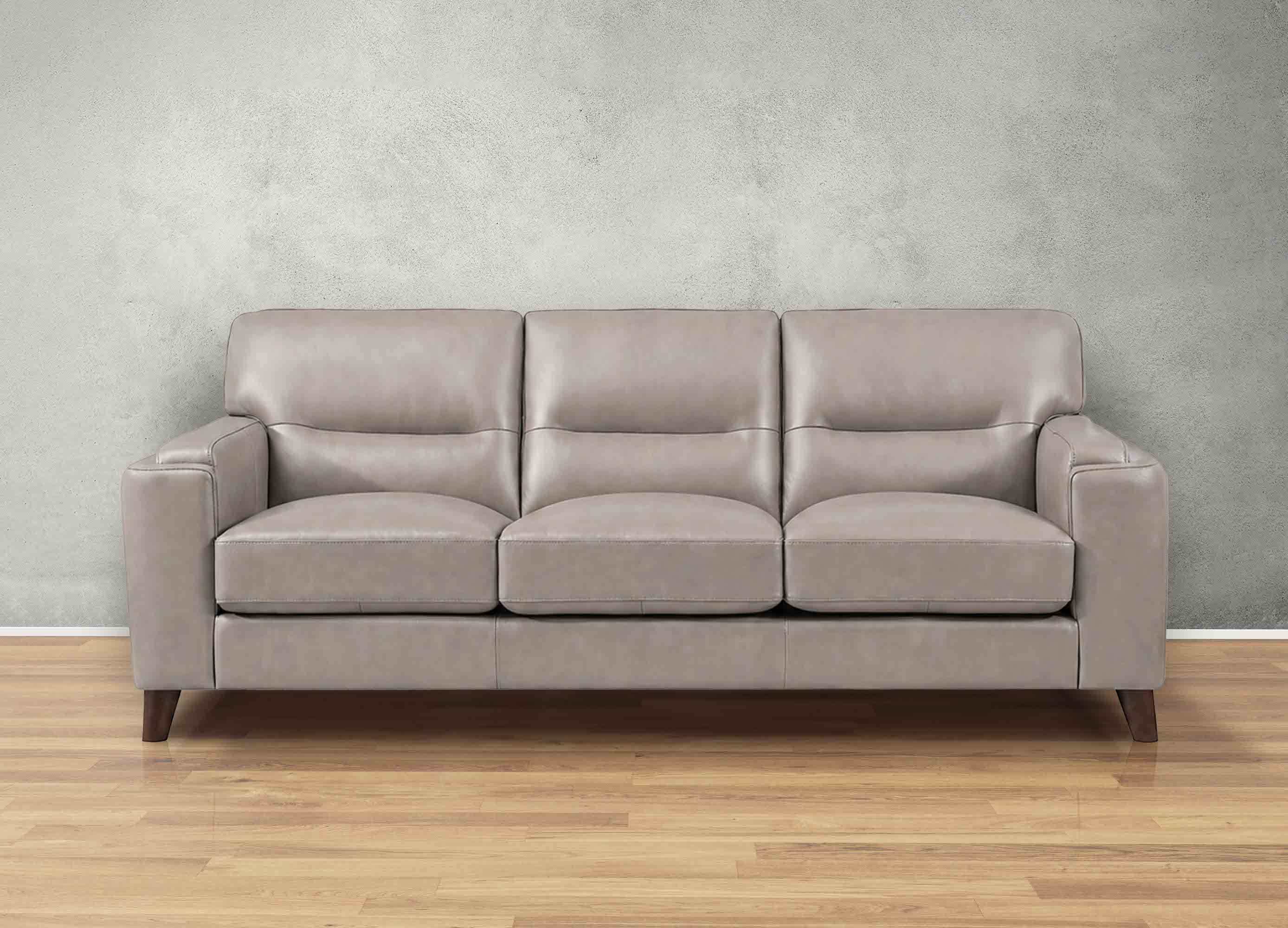 Elm Leather 3-Seater Sofa Collection