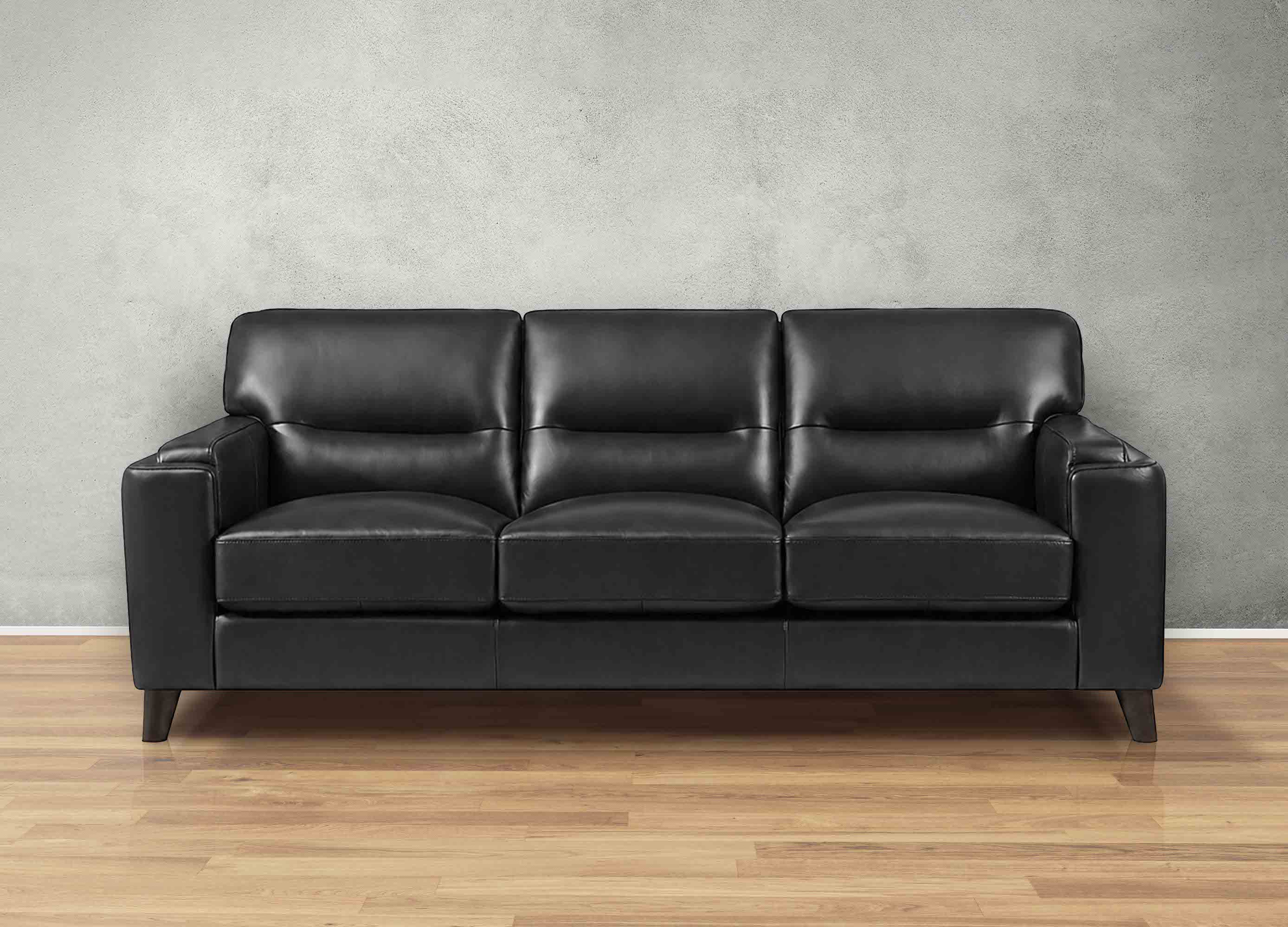 Elm Leather 3-Seater Sofa Collection