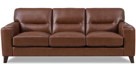 Elm Leather 3-Seater Sofa Collection