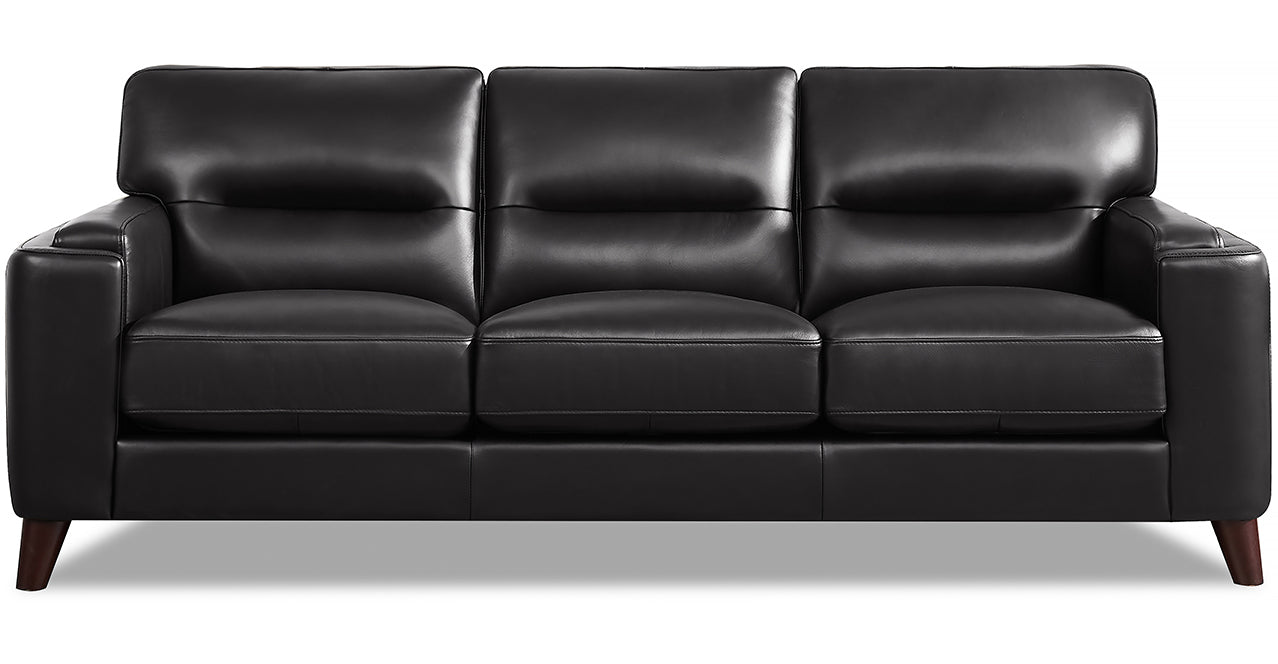 Elm Leather 3-Seater Sofa Collection