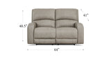Jasper Zero Gravity Power Reclining Sofa Collection, Stone Gray