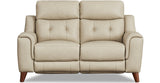 Torino Power Headrest Zero Gravity Sofa Collection, Ivory White