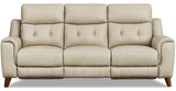 Torino Power Headrest Zero Gravity Sofa Collection, Ivory White