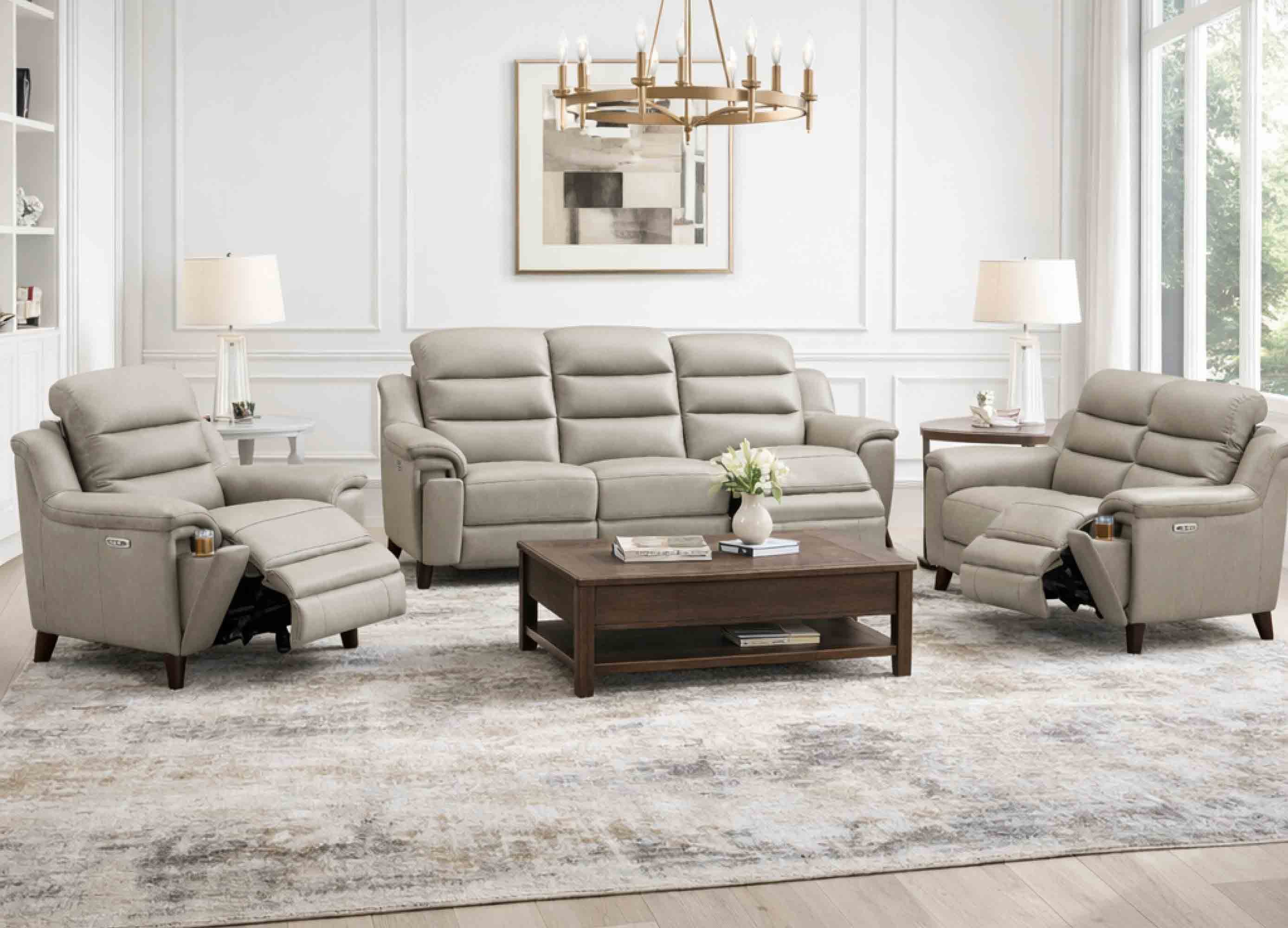 Hudson Power Headrest Zero Gravity Reclining Sofa Collection
