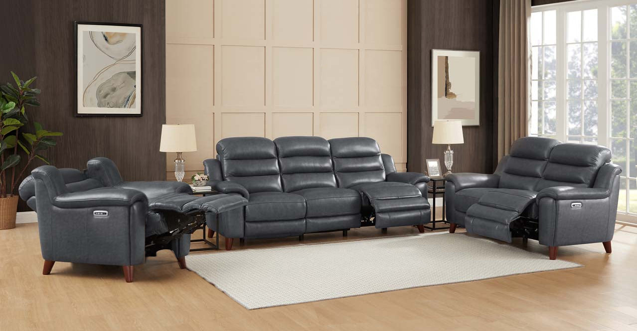 Hudson Power Headrest Zero Gravity Reclining Sofa Collection, Steel