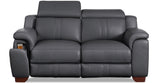 Cara Power Headrest Zero Gravity Reclining Sofa, Quartz Gray