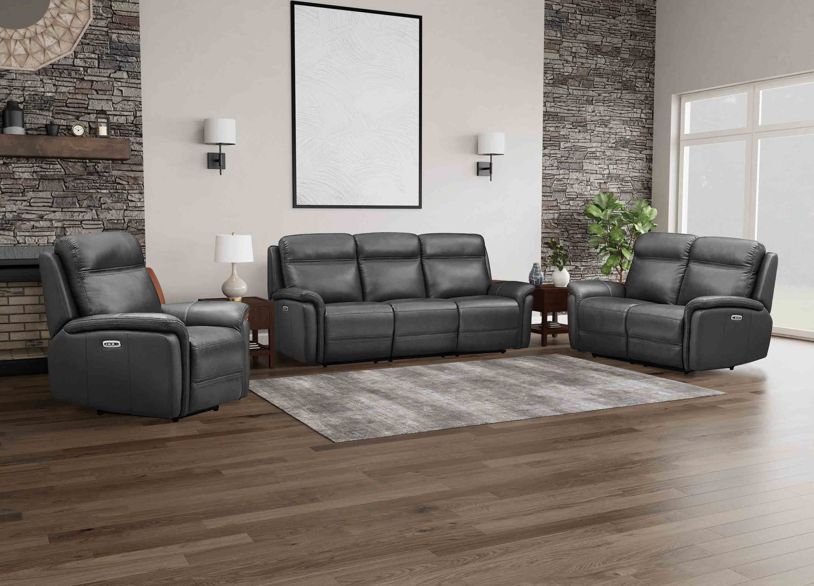 Cascade Power Headrest Zero Gravity Reclining Sofa Collection