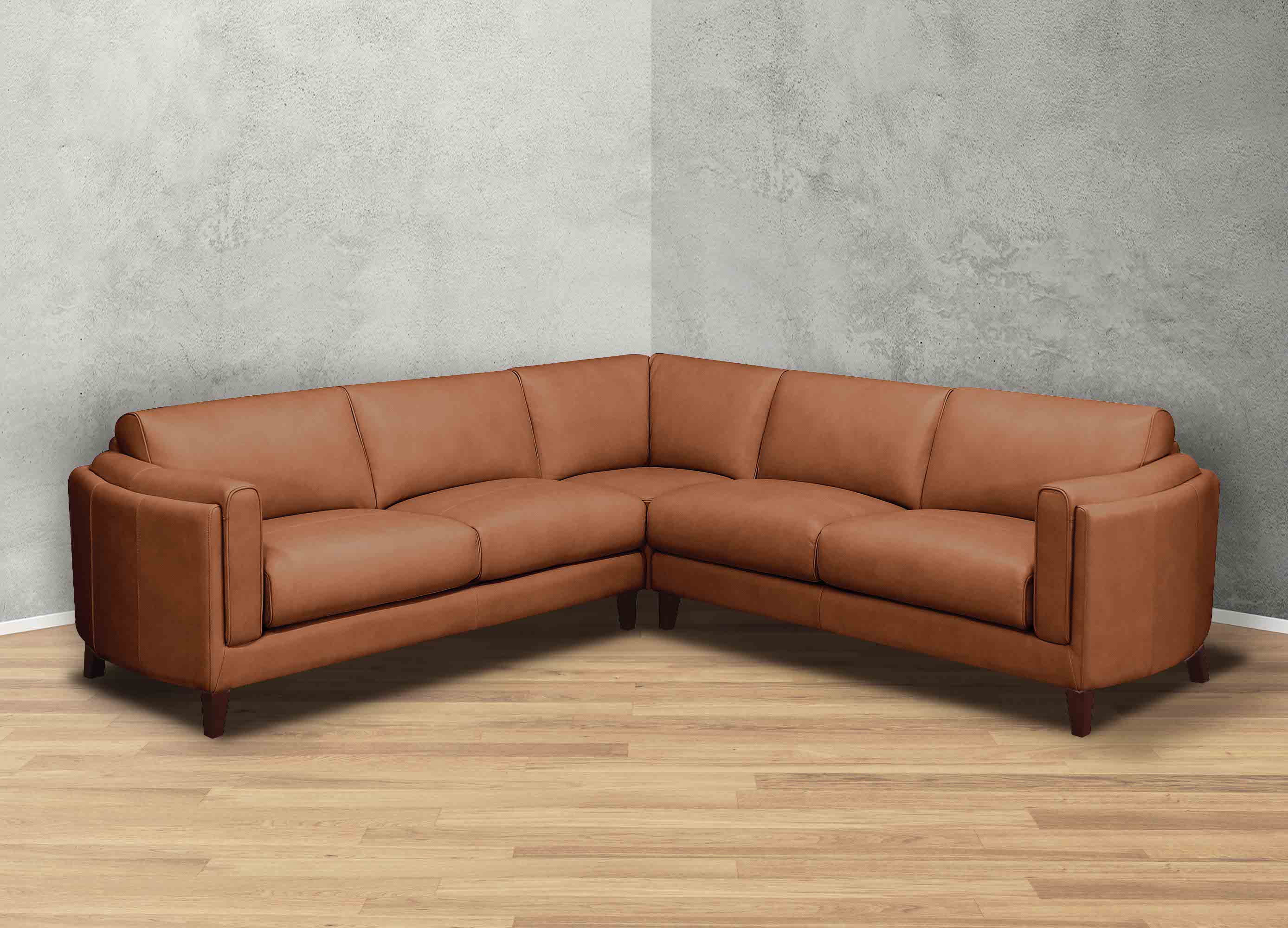 Maui Leather Sectional Collection