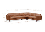 Maui Leather Sectional Collection