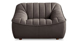 Snug Leather Sofa Collection, Chocolate Brown