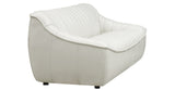 Snug Leather Sofa Collection, Cream White