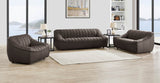 Snug Leather Sofa Collection, Chocolate Brown