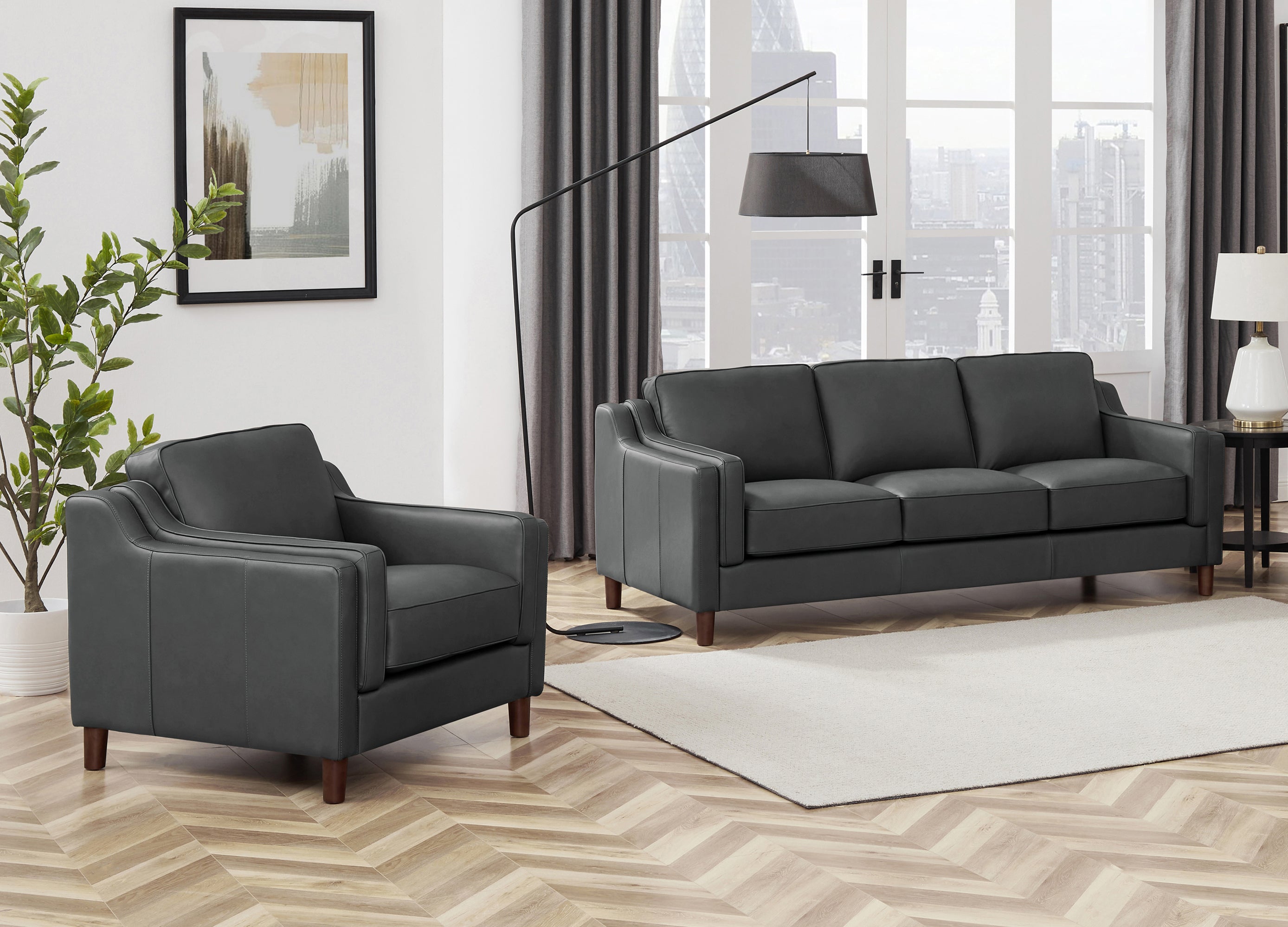 Bella Leather Sofa Collection