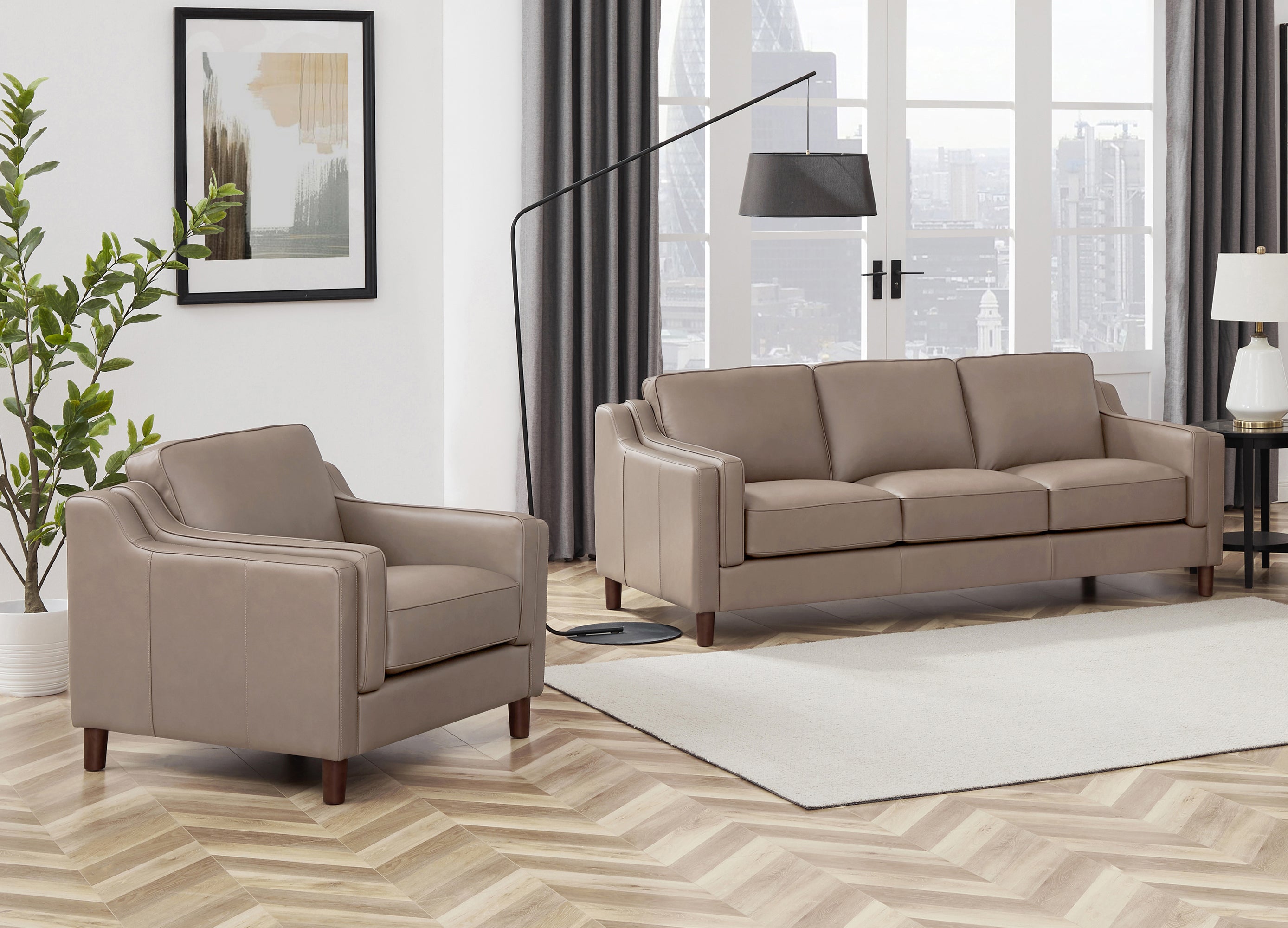 Bella Leather Sofa Collection