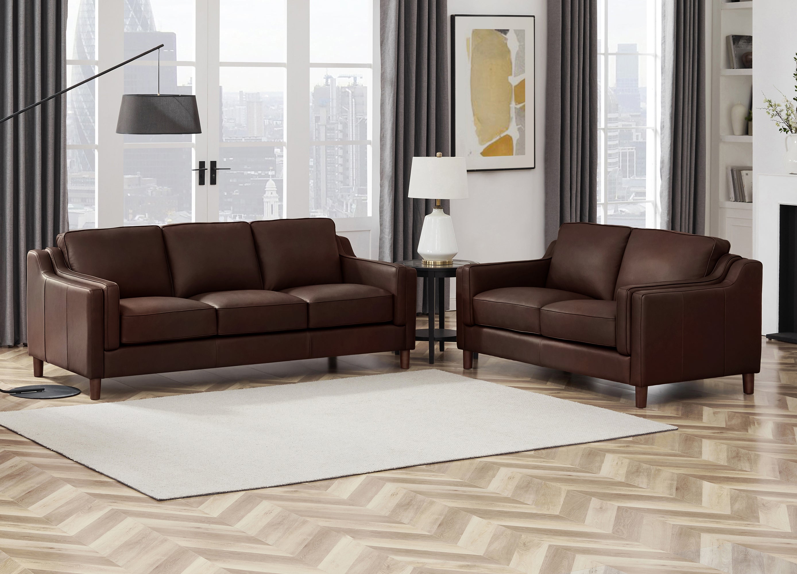Bella Leather Sofa Collection