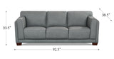 Marshall Leather Sofa Collection, Slate