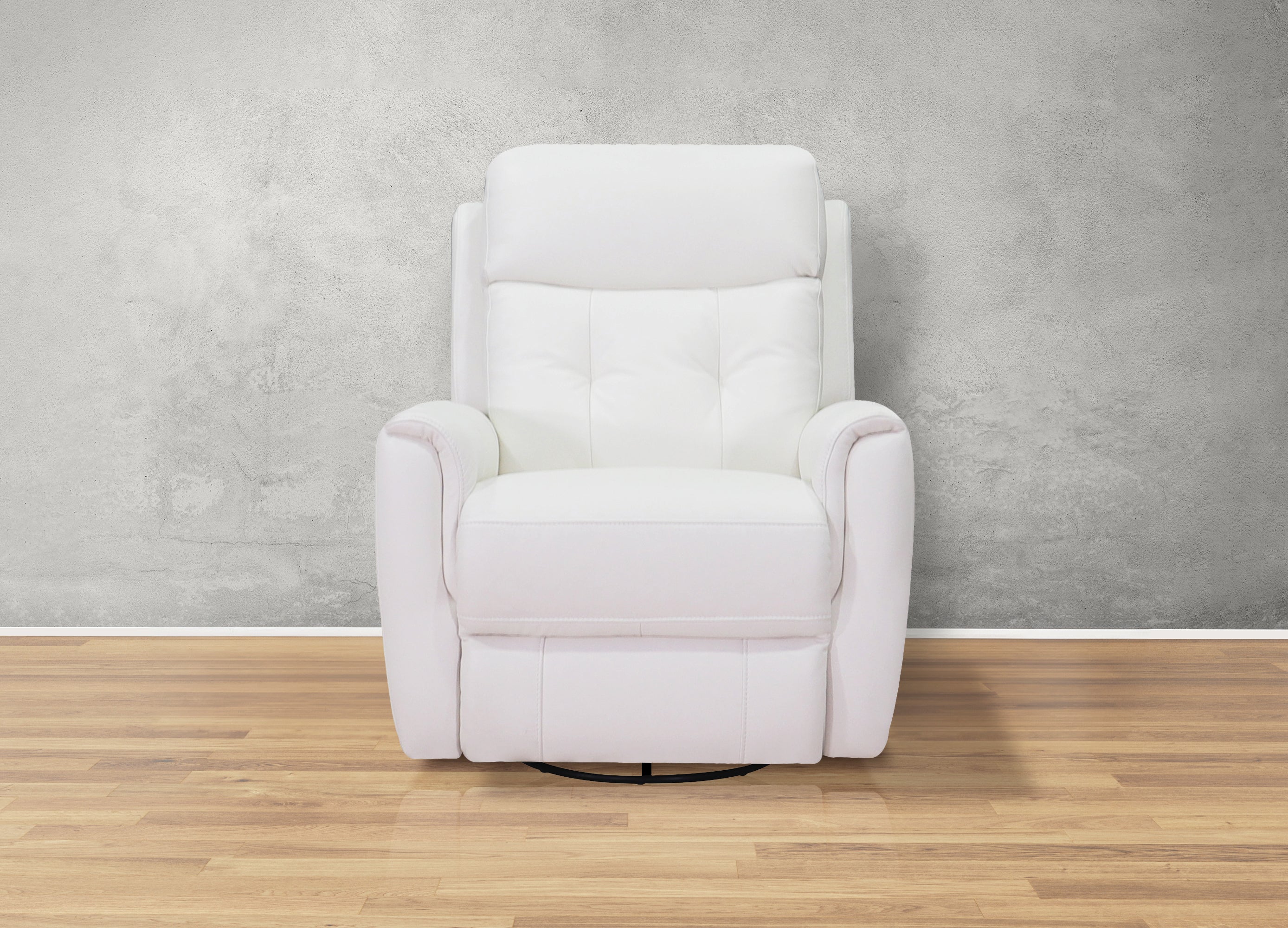 Torino Power Headrest Swivel Glider Leather Recliner