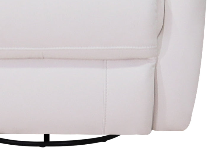 Torino Power Headrest Swivel Glider Leather Recliner