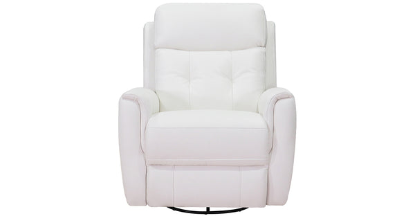 Torino Power Headrest Swivel Glider Leather Recliner
