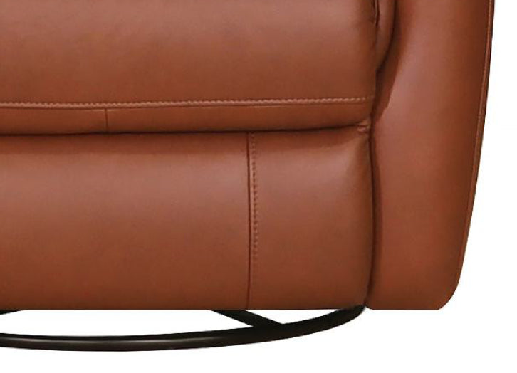 Torino Power Headrest Swivel Glider Leather Recliner