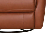 Torino Power Headrest Swivel Glider Leather Recliner