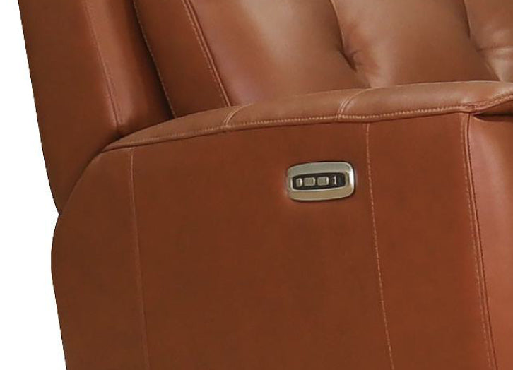 Torino Power Headrest Swivel Glider Leather Recliner