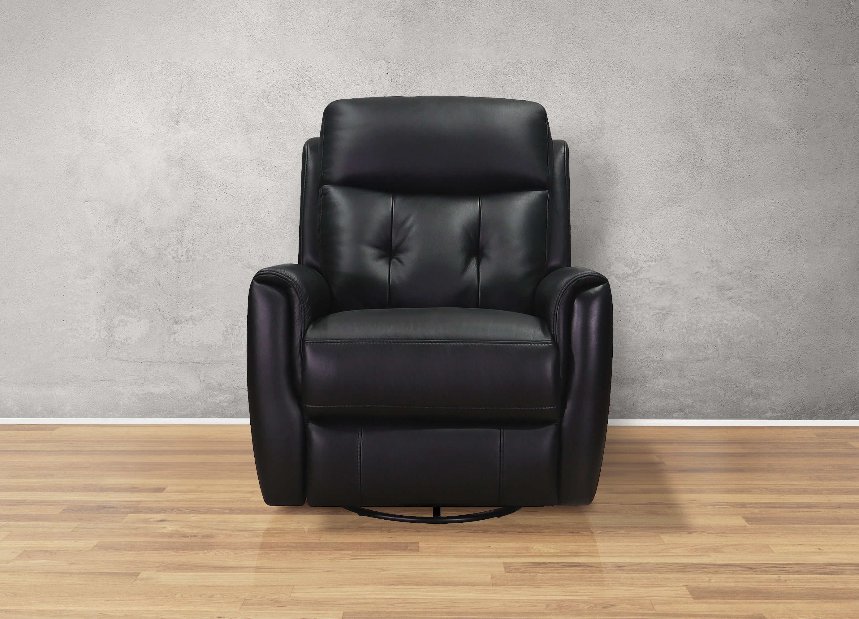 Torino Power Headrest Swivel Glider Leather Recliner