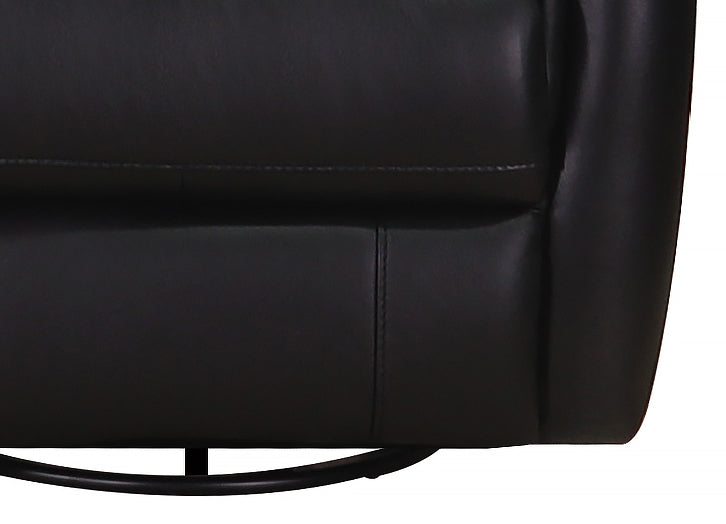 Torino Power Headrest Swivel Glider Leather Recliner