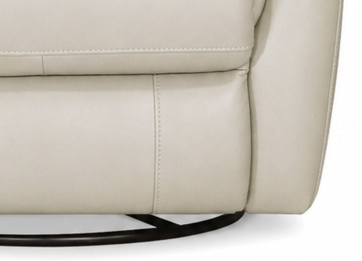 Torino Power Headrest Swivel Glider Leather Recliner