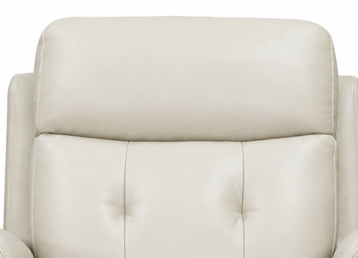 Torino Power Headrest Swivel Glider Leather Recliner