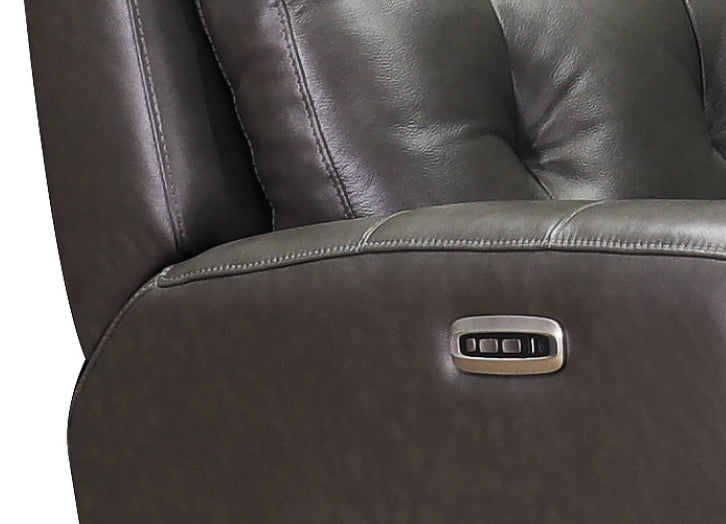 Torino Power Headrest Swivel Glider Leather Recliner