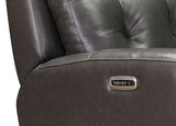 Torino Power Headrest Swivel Glider Leather Recliner