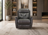 Torino Power Headrest Swivel Glider Leather Recliner